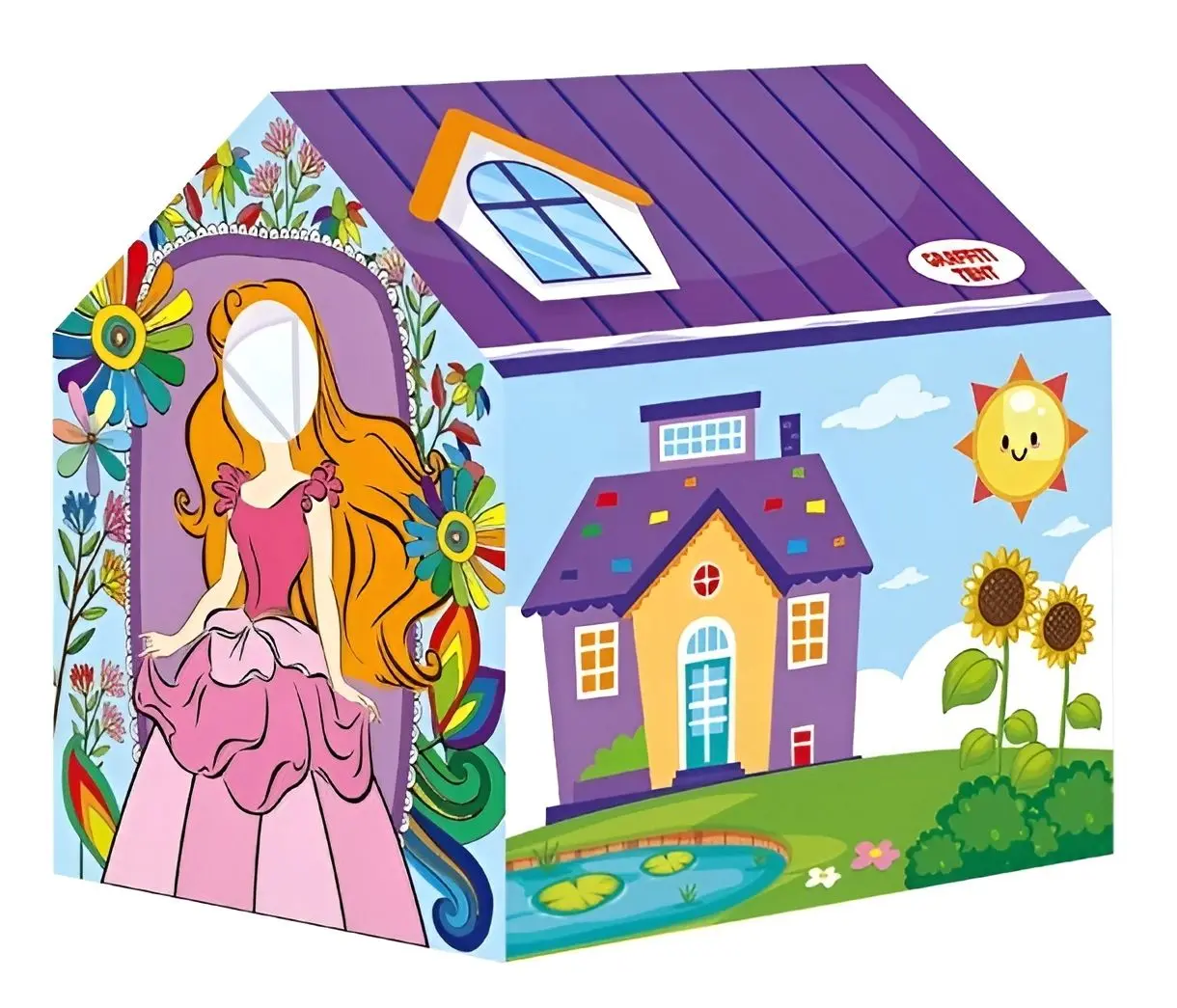 Casuta de joaca AliBibi STH597209 (Multicolor)