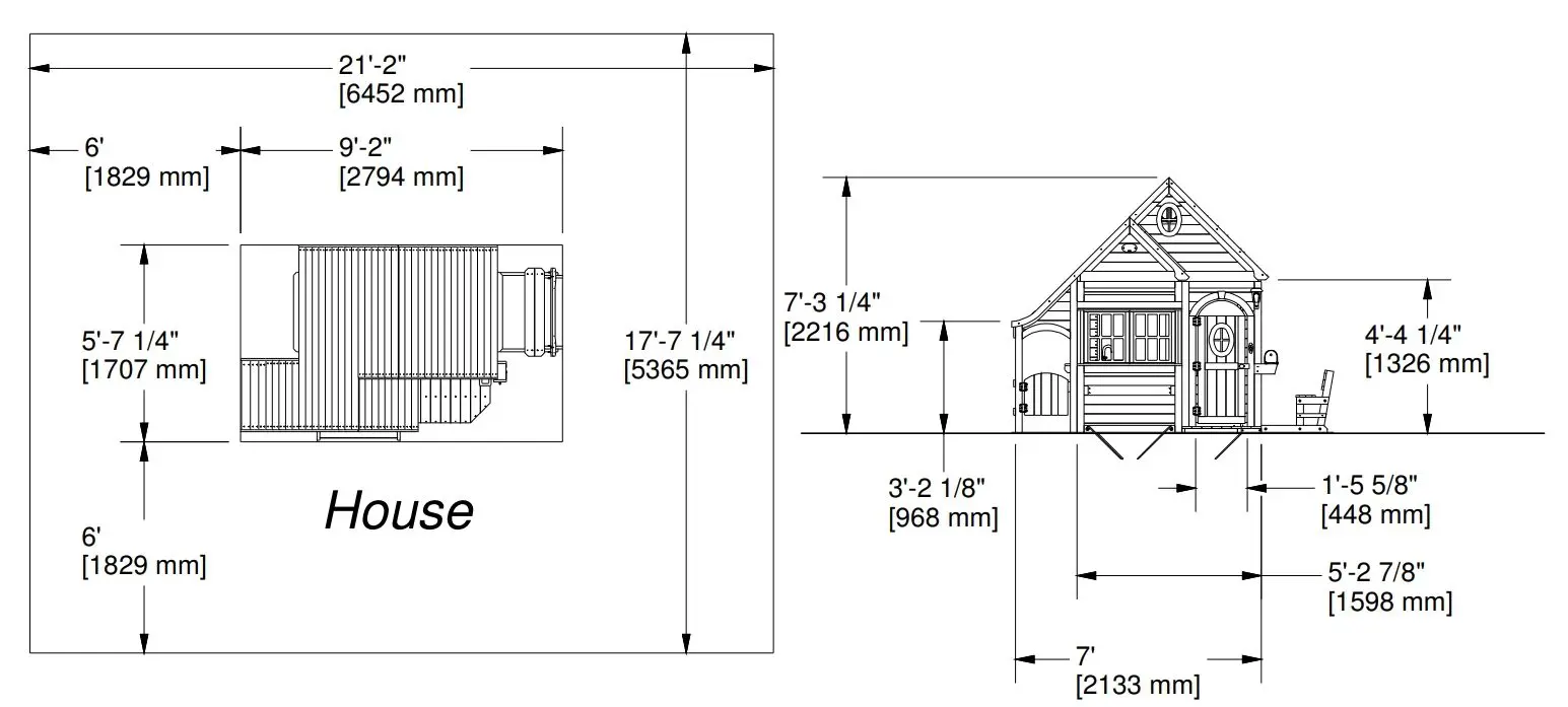 Casuta de joaca Backyard Discovery 1801349 (Blue) - 5
