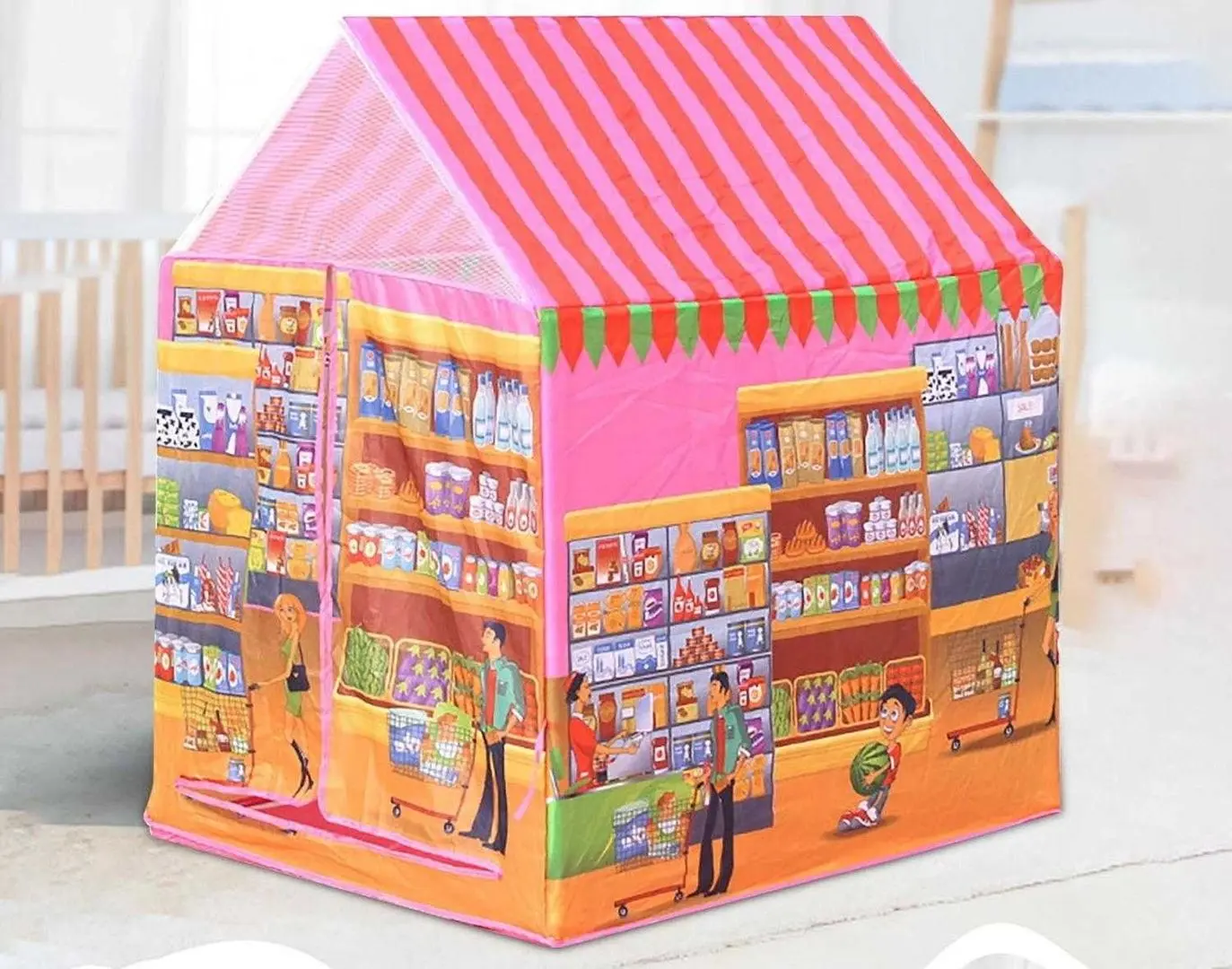 Cort de joaca Cosmolino Supermarket MP85966 (Pink) - 3