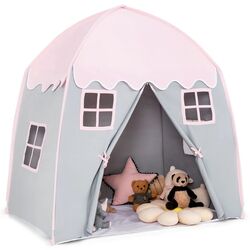 Cort de joaca Costway TP10052PI (Pink/Grey)