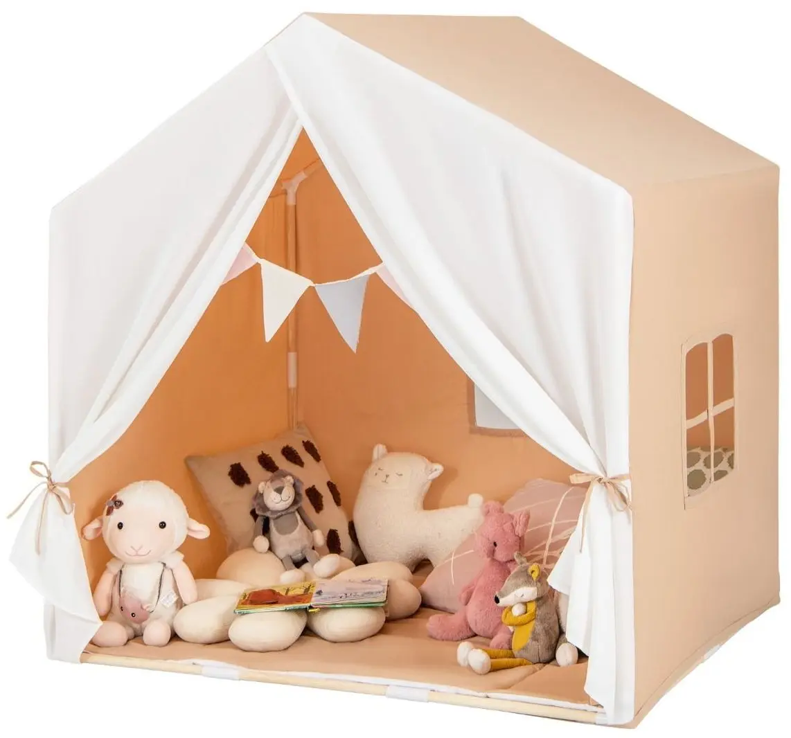 Casuta de joaca Costway TP10135BN (Beige/White)