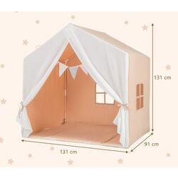 Casuta de joaca Costway TP10135BN (Beige/White) Thumb