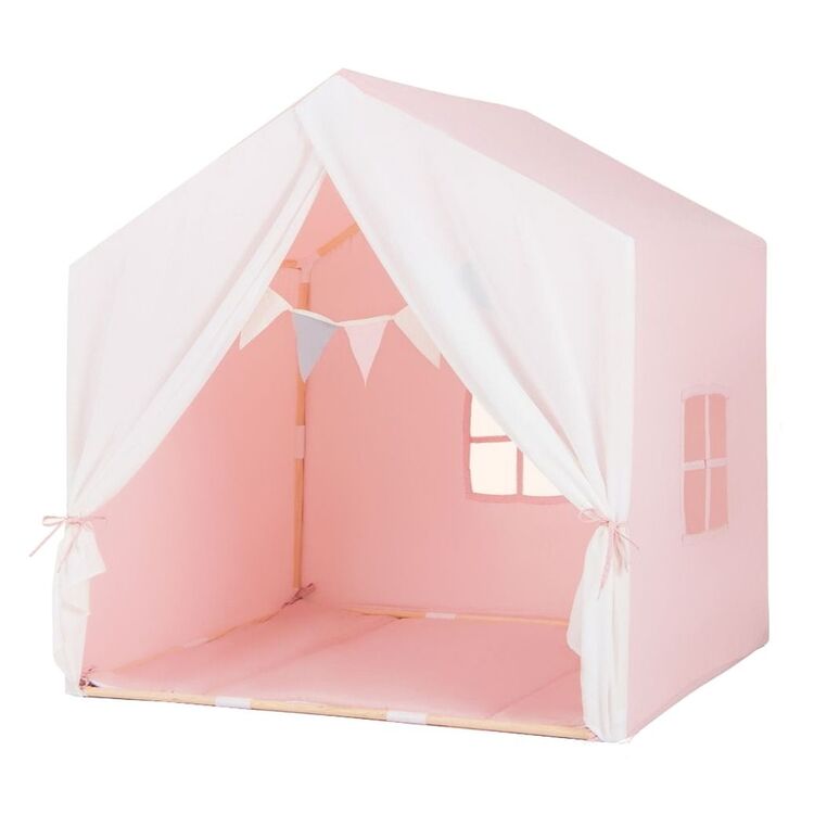 Casuta de joaca Costway TP10135PI (Pink/White)