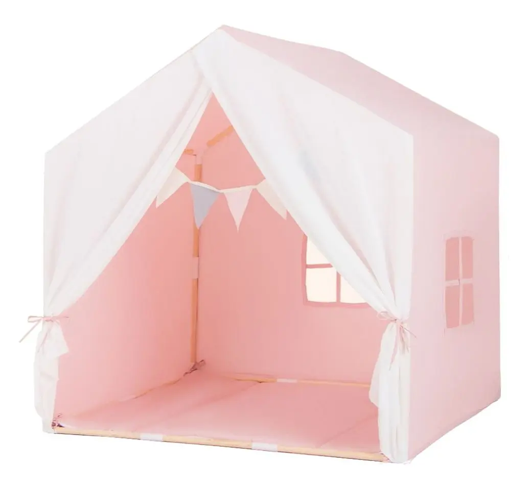 Casuta de joaca Costway TP10135PI (Pink/White)