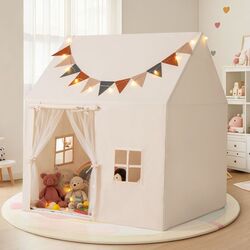 Casuta de joaca Costway TP10260BE (Beige) Thumb