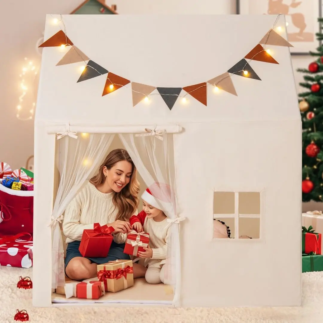 Casuta de joaca Costway TP10260BE (Beige)