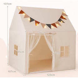 Casuta de joaca Costway TP10260BE (Beige) Thumb