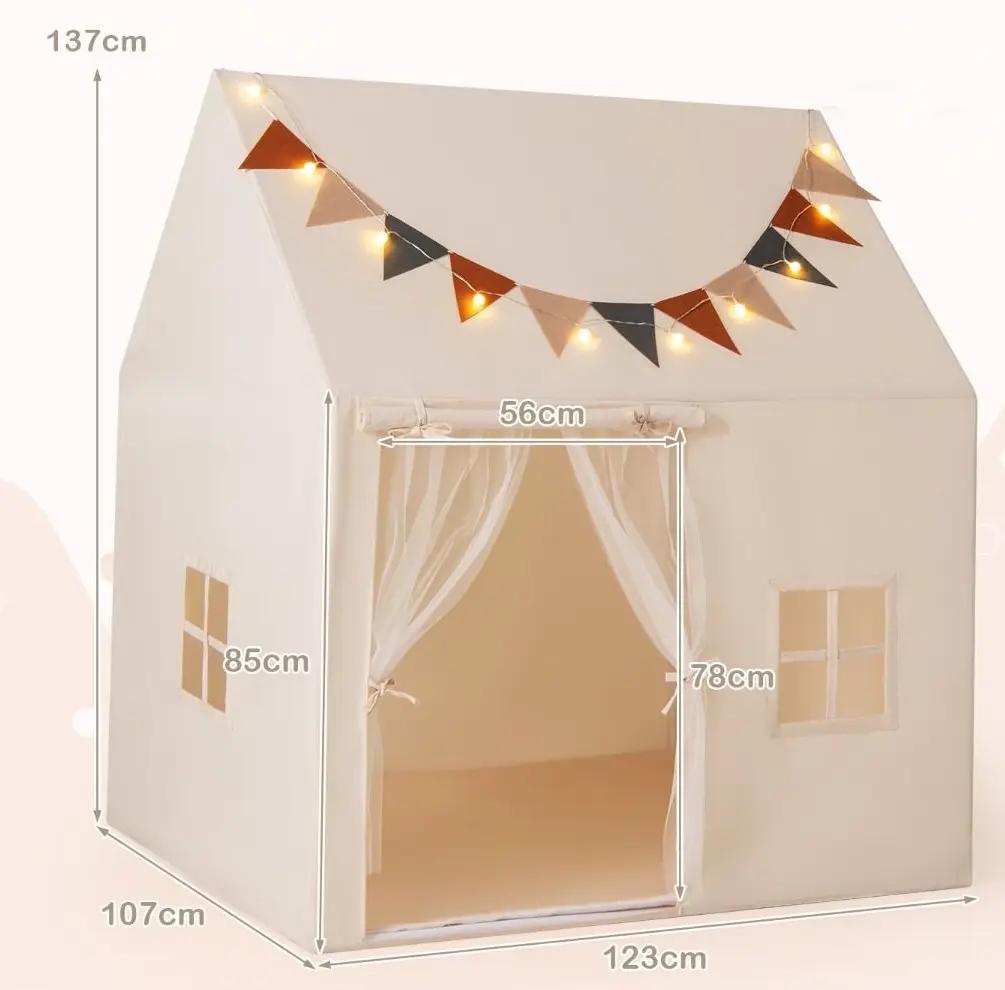 Casuta de joaca Costway TP10260BE (Beige)