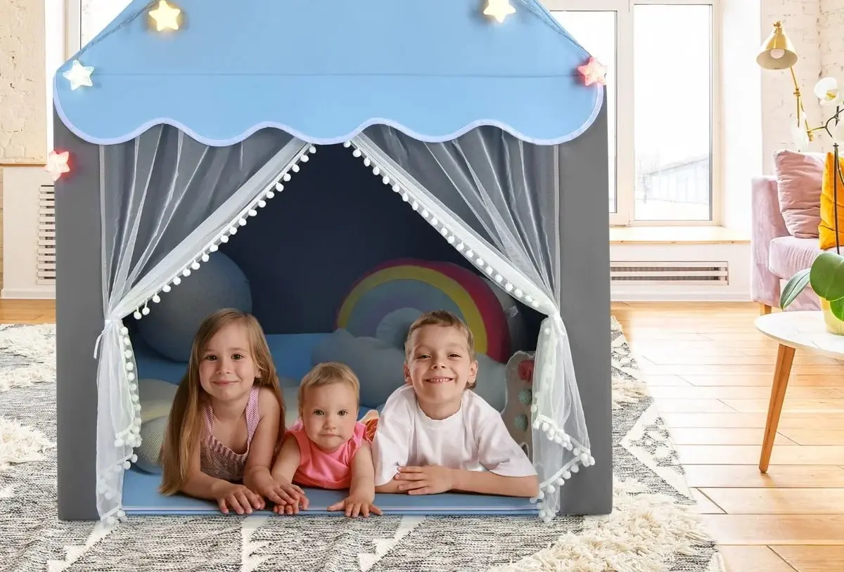 Casuta de joaca Costway TP10293BL (Blue)