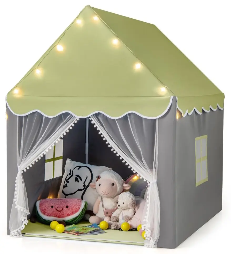 Casuta de joaca Costway TP10293GN (Green)