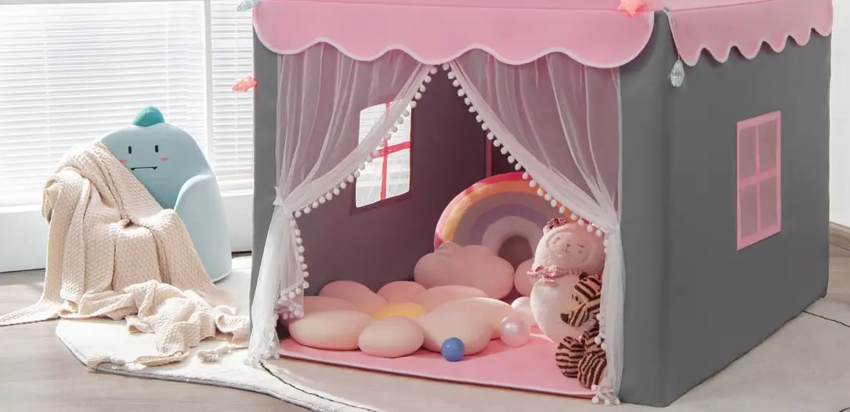 Casuta de joaca Costway TP10293PI (Pink)