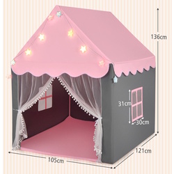 Casuta de joaca Costway TP10293PI (Pink) Thumb