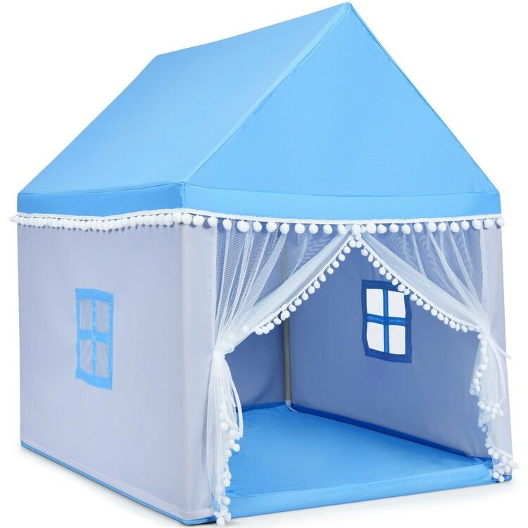 Cort pentru copii Costway HW67015BL - / Blue