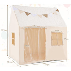 Cort pentru copii Costway TP10316BE (Beige) Thumb