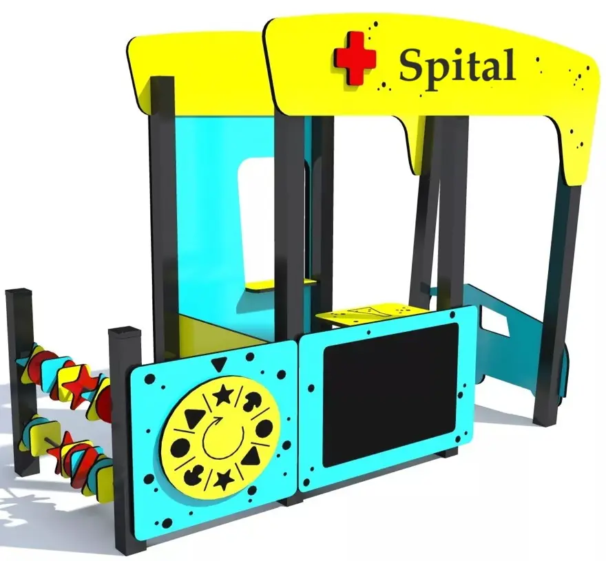 Игровой домик DastimArt 516 (Blue/Yellow) - 2