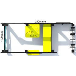 Игровой домик DastimArt 516 (Blue/Yellow) Thumb