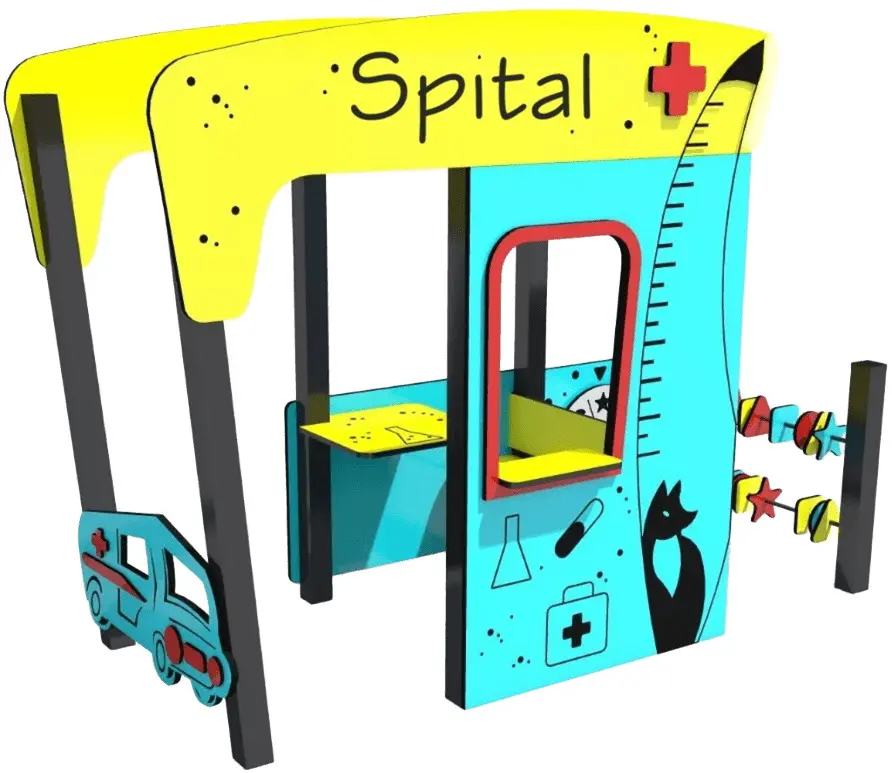 Игровой домик DastimArt 516 (Blue/Yellow)