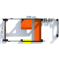 Casuta pentru joaca DastimArt 517 (Green/Orange) Thumb