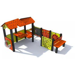 Игровой домик DastimArt 520 (Orange/Yellow) Thumb