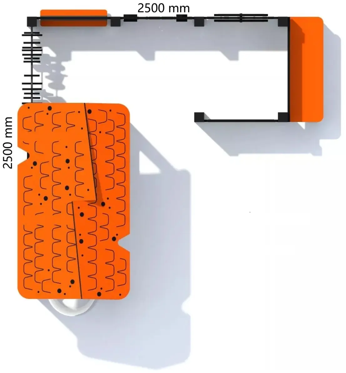 Игровой домик DastimArt 520 (Orange/Yellow) - 3