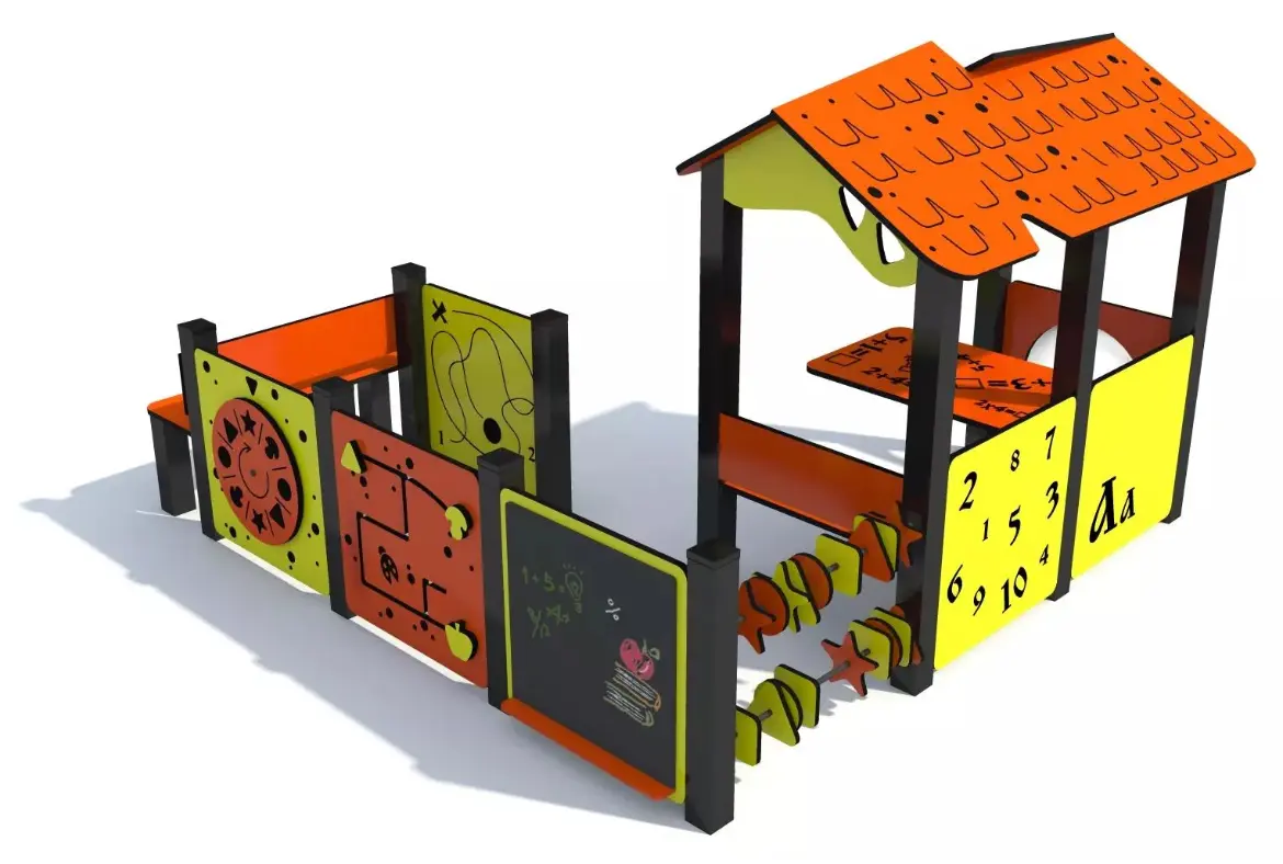 Игровой домик DastimArt 520 (Orange/Yellow)