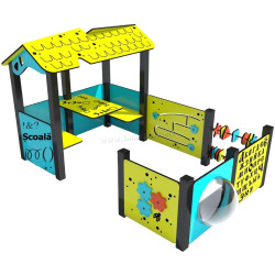 Игровой домик DastimArt 521 (Blue/Yellow)