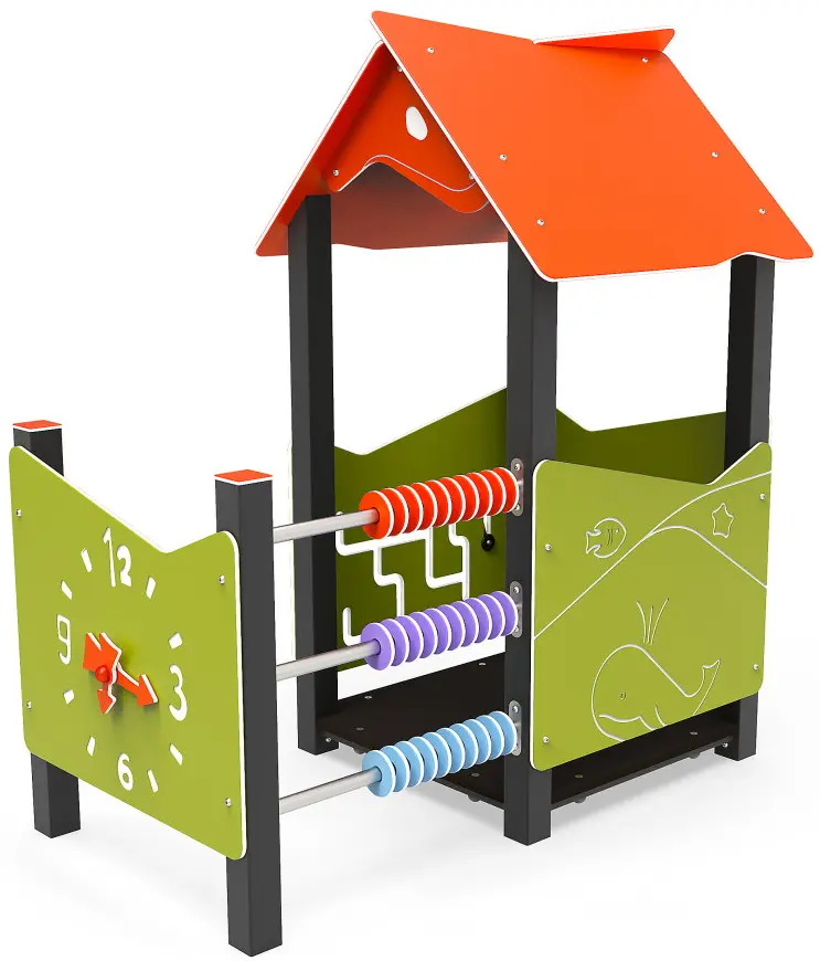 Casuta pentru joaca DastimArt 525 (Green/Orange)