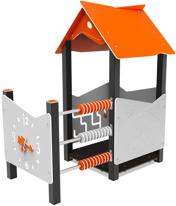 Casuta pentru joaca DastimArt 525.2 (Grey/Orange)