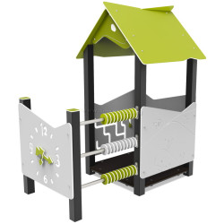 Casuta pentru joaca DastimArt 525.3 (Grey/Green)