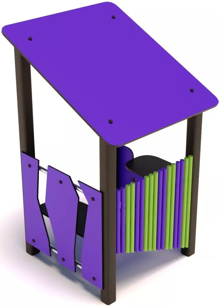 Игровой домик DastimArt 528 (Purple/Green) - 2