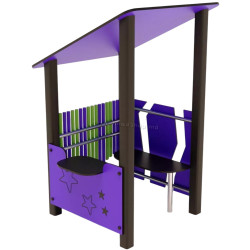 Игровой домик DastimArt 528 (Purple/Green)