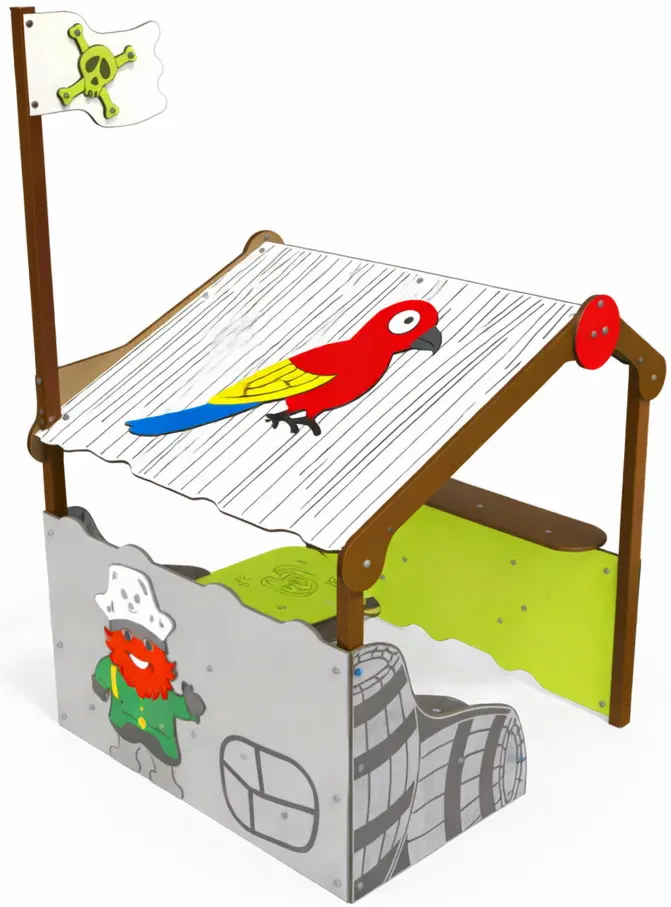 Casuta pentru joaca DastimArt 535 (Multicolor) - 2