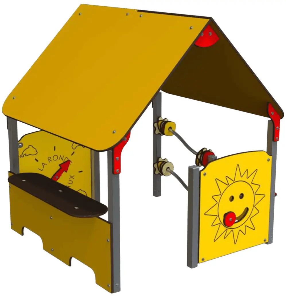 Игровой домик DastimArt 539 (Yellow)