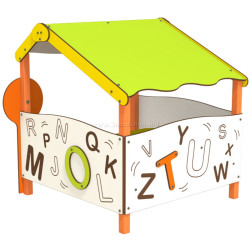 Casuta pentru joaca DastimArt 540.1 (White/Orange/Green)