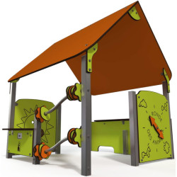 Casuta pentru joaca DastimArt 541 (Green/Orange) Thumb