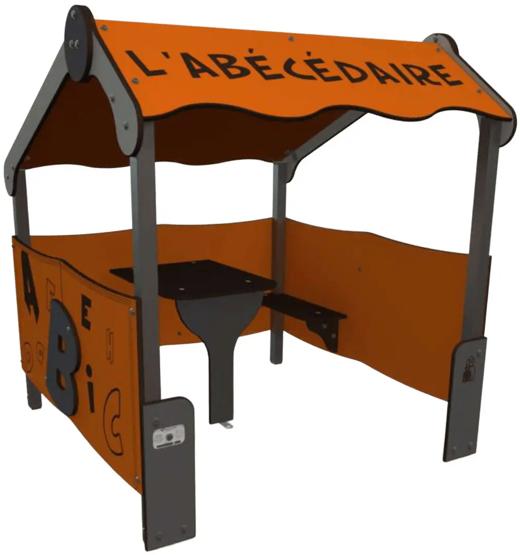 Игровой домик DastimArt 542 (Orange/Grey)