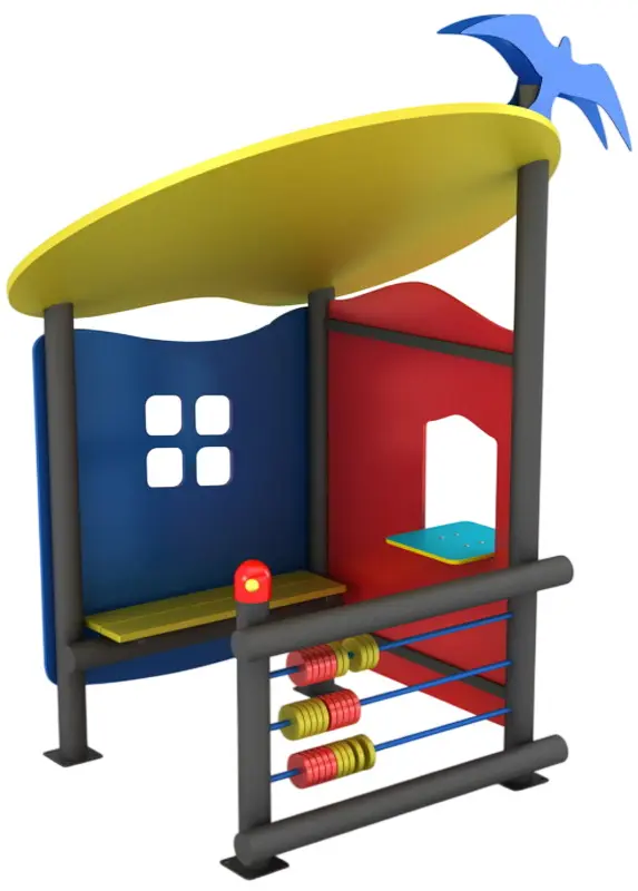 Игровой домик DastimArt 550 (Red/Blue/Yellow)