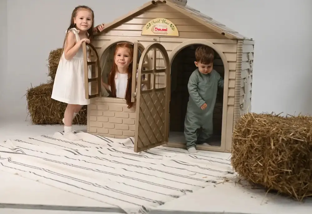 Casuta pentru joaca Doloni 02550/01 Eco (Beige/Brown)