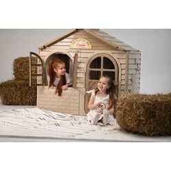 Casuta pentru joaca Doloni 02550/1 (Beige/Brown) Thumb