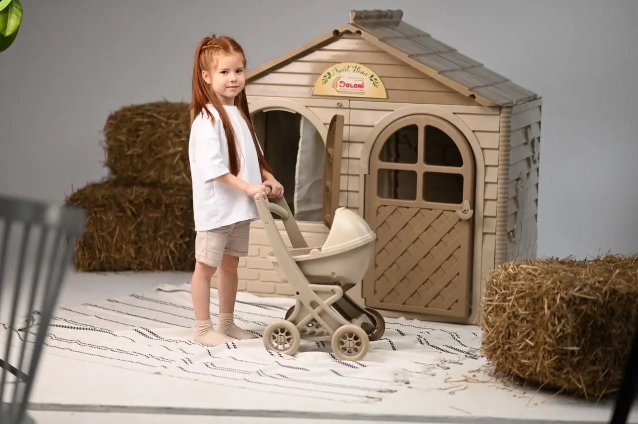 Casuta pentru joaca Doloni 02550/1 (Beige/Brown)