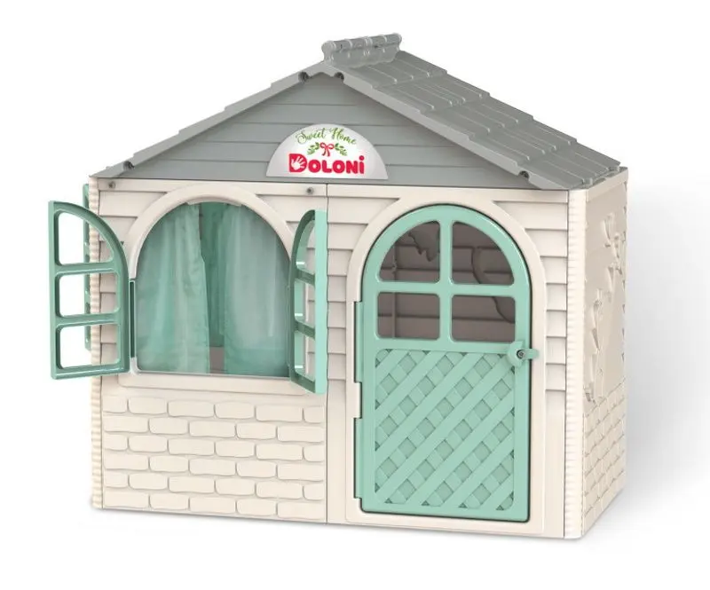 Casuta pentru joaca Doloni 138x133x120 (Cream/Turquoise)