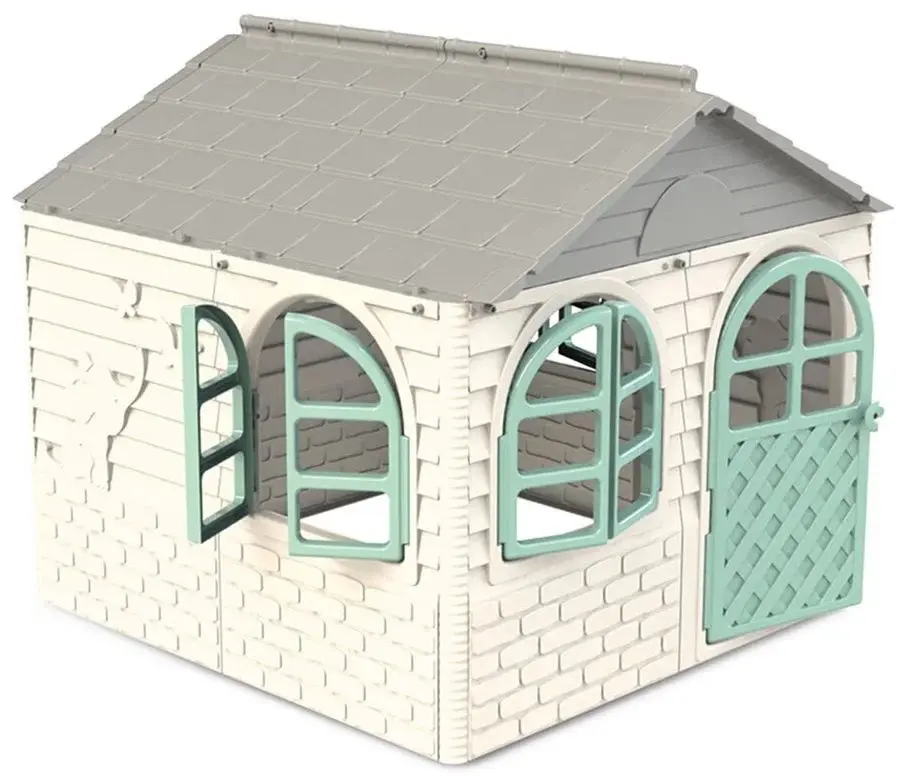 Casuta pentru joaca Doloni 138x133x120 (Cream/Turquoise)