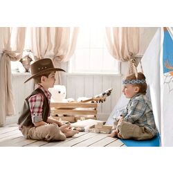 Cort pentru copii Ecotoys 8177 (White/Blue) Thumb