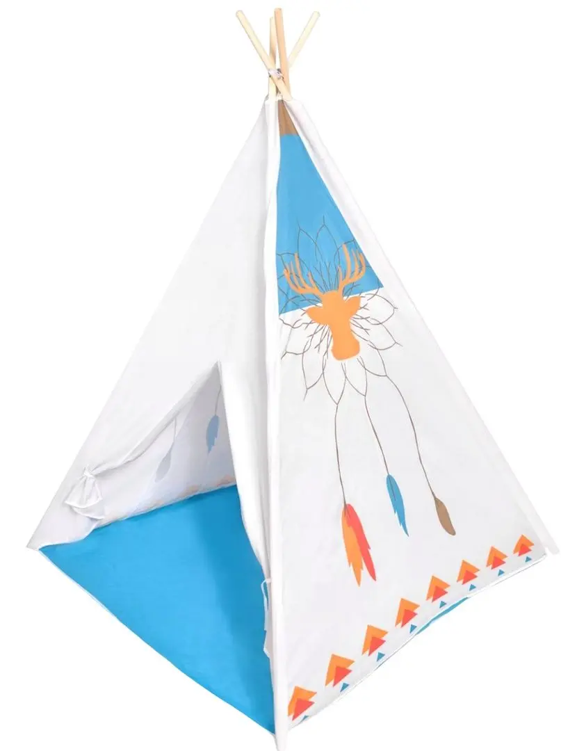 Cort pentru copii Ecotoys 8177 (White/Blue)
