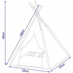Cort pentru copii Enero Tipi Batman (Black) Thumb