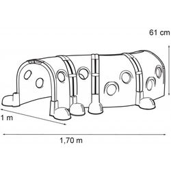 Module suplimentare pentru tunelul de joc Feber Caterpillar (Multicolor) Thumb