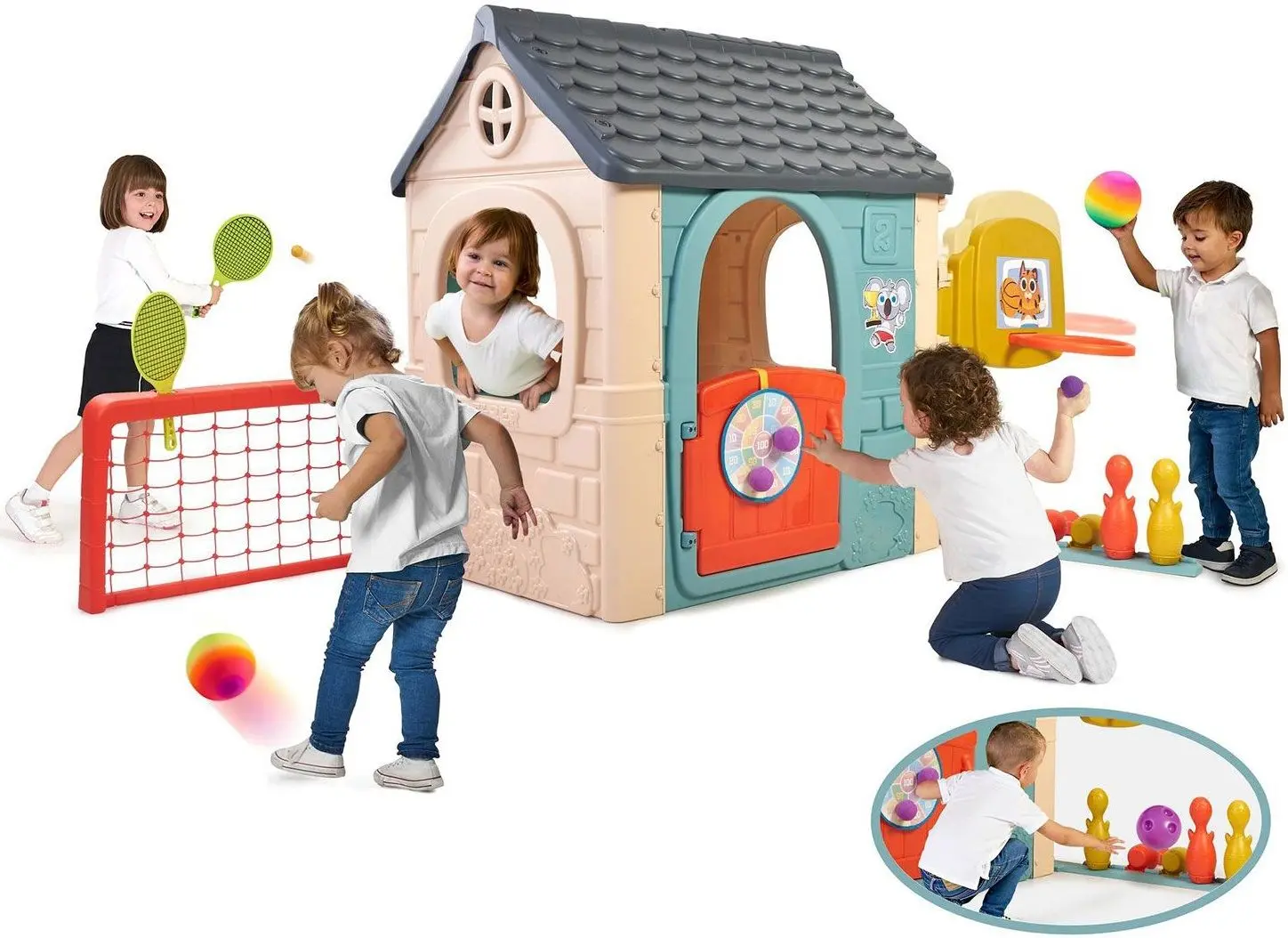 Игровой домик Feber Casual FEH23000 (Blue/Beige) - 4