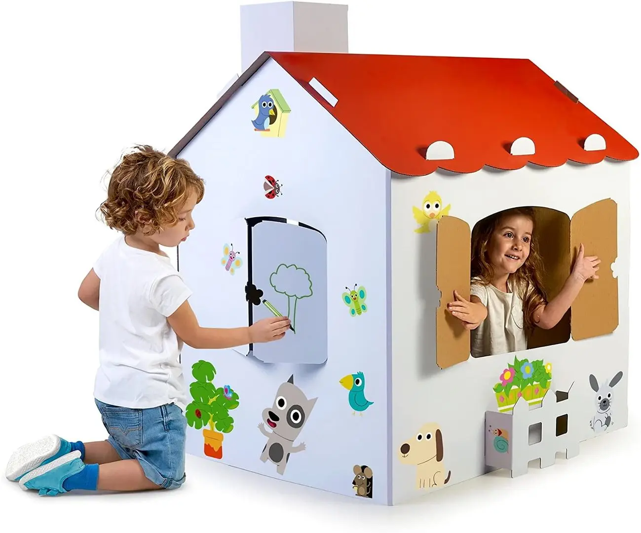 Casuta de joaca Feber FEB06000 (White/Red) - 5