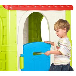 Casuta de joaca Feber Funny House 13650 (Green/Red) Thumb