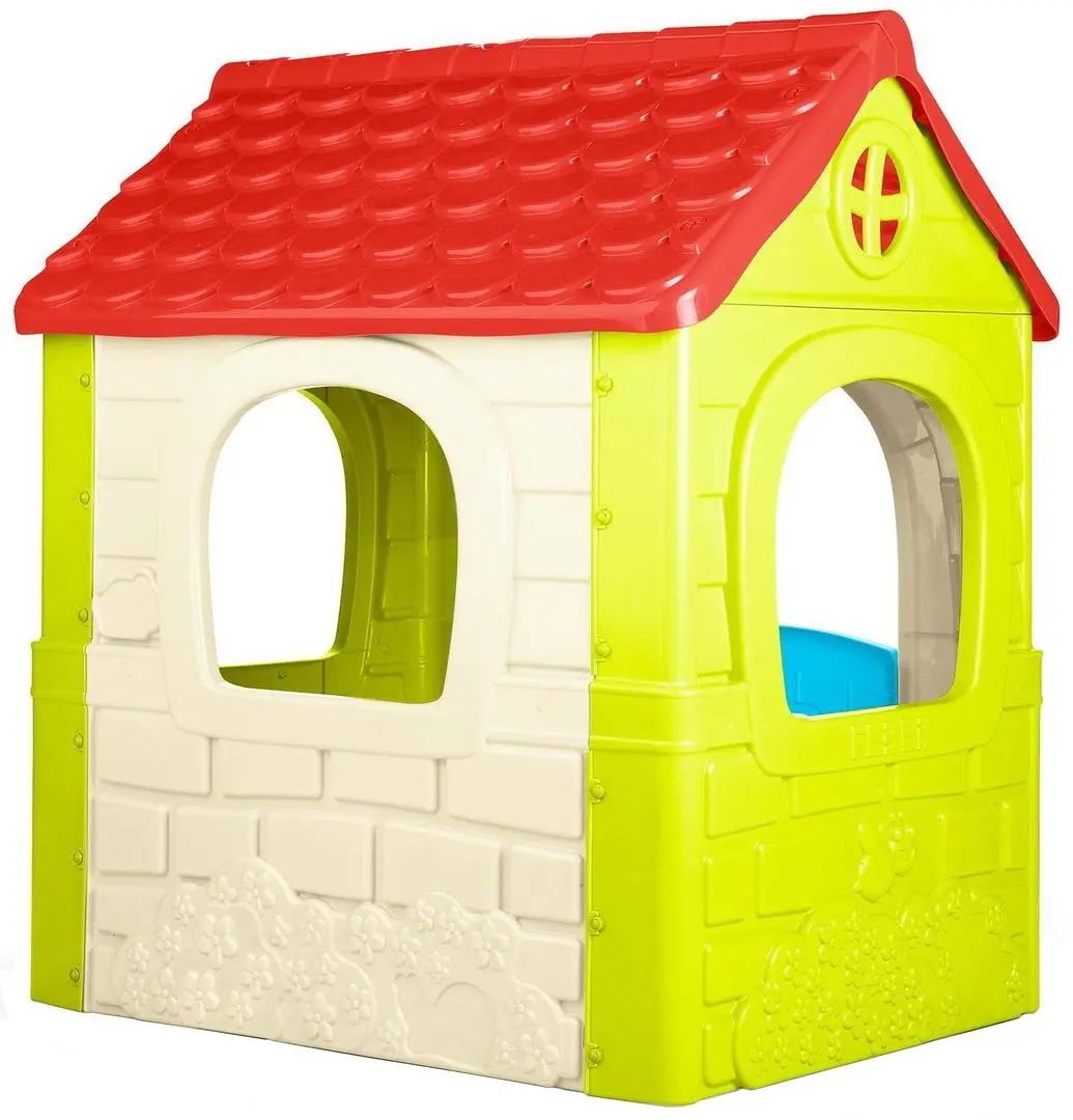 Casuta de joaca Feber Funny House 13650 (Green/Red)